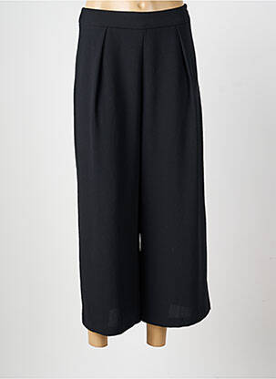 Pantalon droit tissage crêpe taille normale noir MARBLE femme