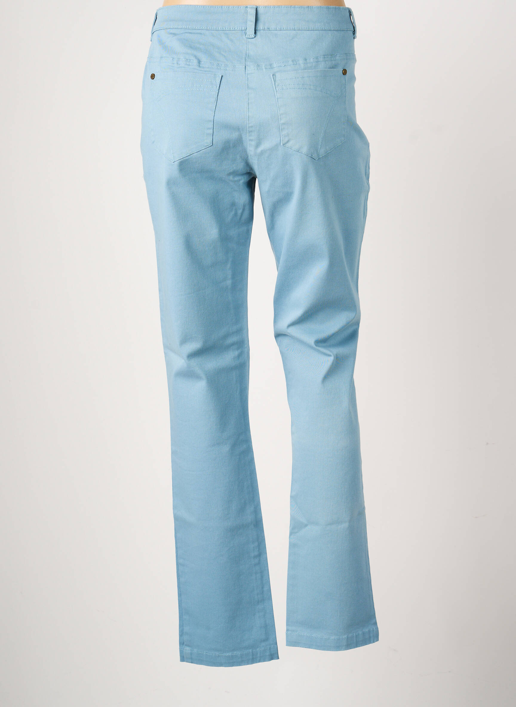 Pantalon slim stretch taille normale bleu AGATHE & LOUISE femme