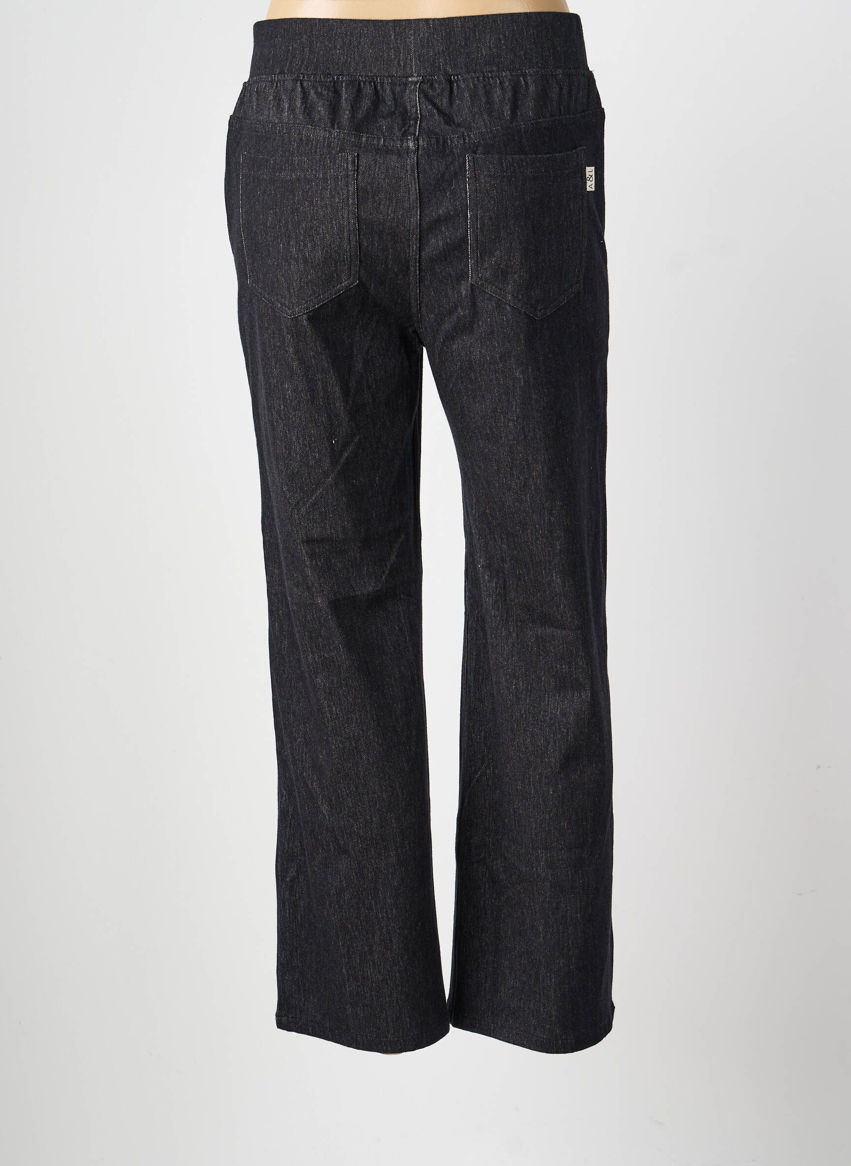 Pantalon droit stretch taille normale gris AGATHE & LOUISE femme