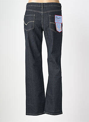 Jeans coupe droite broderie rivets taille normale bleu CLOUD'S femme