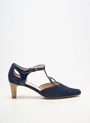 Escarpins fermeture boucle(s) talon de 4 à 6cm bleu GEO-REINO femme