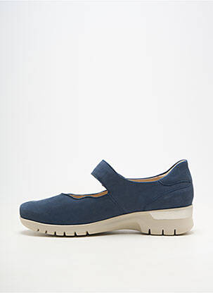 Ballerines semelle amovible talon plat jusqu'à 3cm bleu MOBILS femme