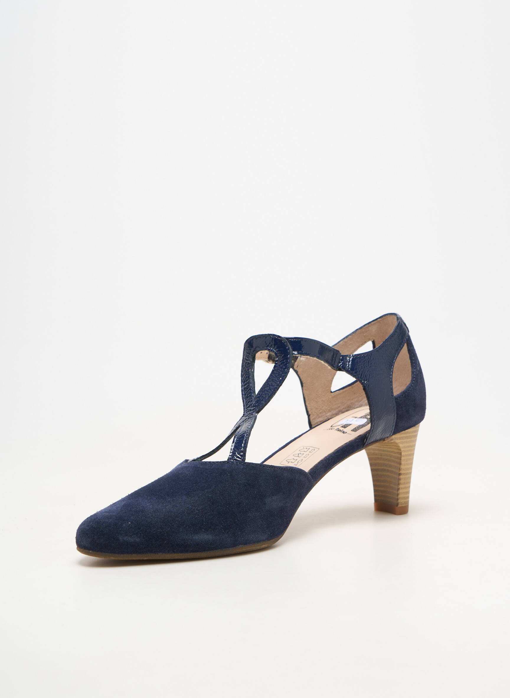 Escarpins fermeture boucle(s) talon de 4 à 6cm bleu GEO-REINO femme