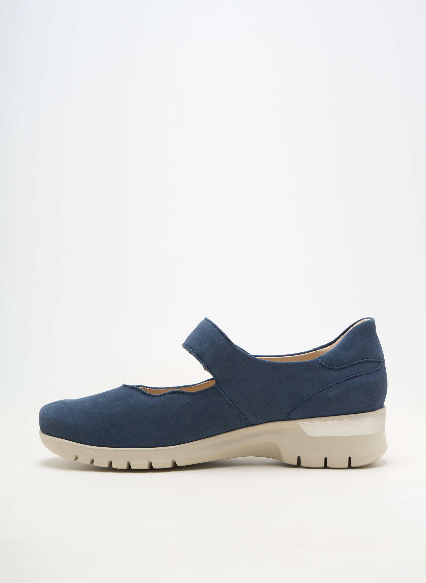 Ballerines semelle amovible talon plat jusqu'à 3cm bleu MOBILS femme