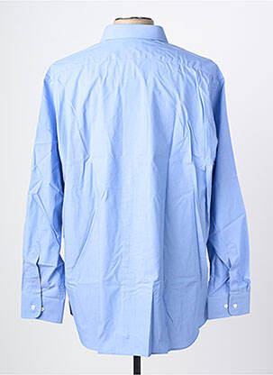 Chemise manches longues coupe droite bleu BELLONI homme