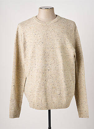 Pull stretch manches longues beige LEE COOPER homme