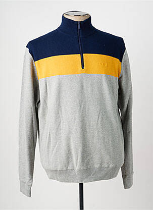 Pull stretch manches longues gris LEE COOPER homme