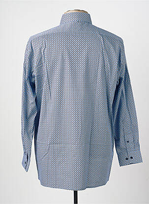 Chemise manches longues imprimé fantaisie bleu OLYMP homme