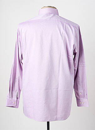 Chemise manches longues poches violet OLYMP homme