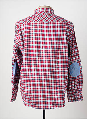 Chemise manches longues poches rouge PETER COFOX homme