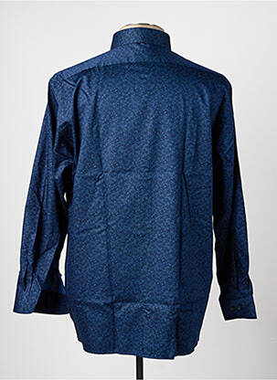 Chemise manches longues poches bleu OLYMP homme