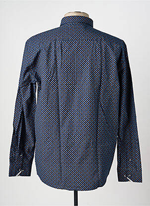 Chemise manches longues poches bleu CAPTEN homme