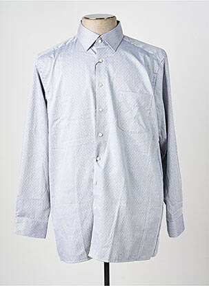 Chemise manches longues poches gris OLYMP homme