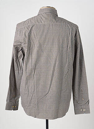 Chemise manches longues imprimé fantaisie vert DELAHAYE homme