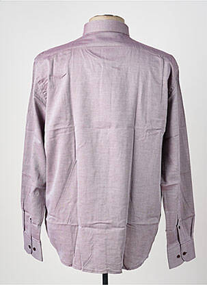 Chemise manches longues coupe cintrée rouge SEA BARRIER homme