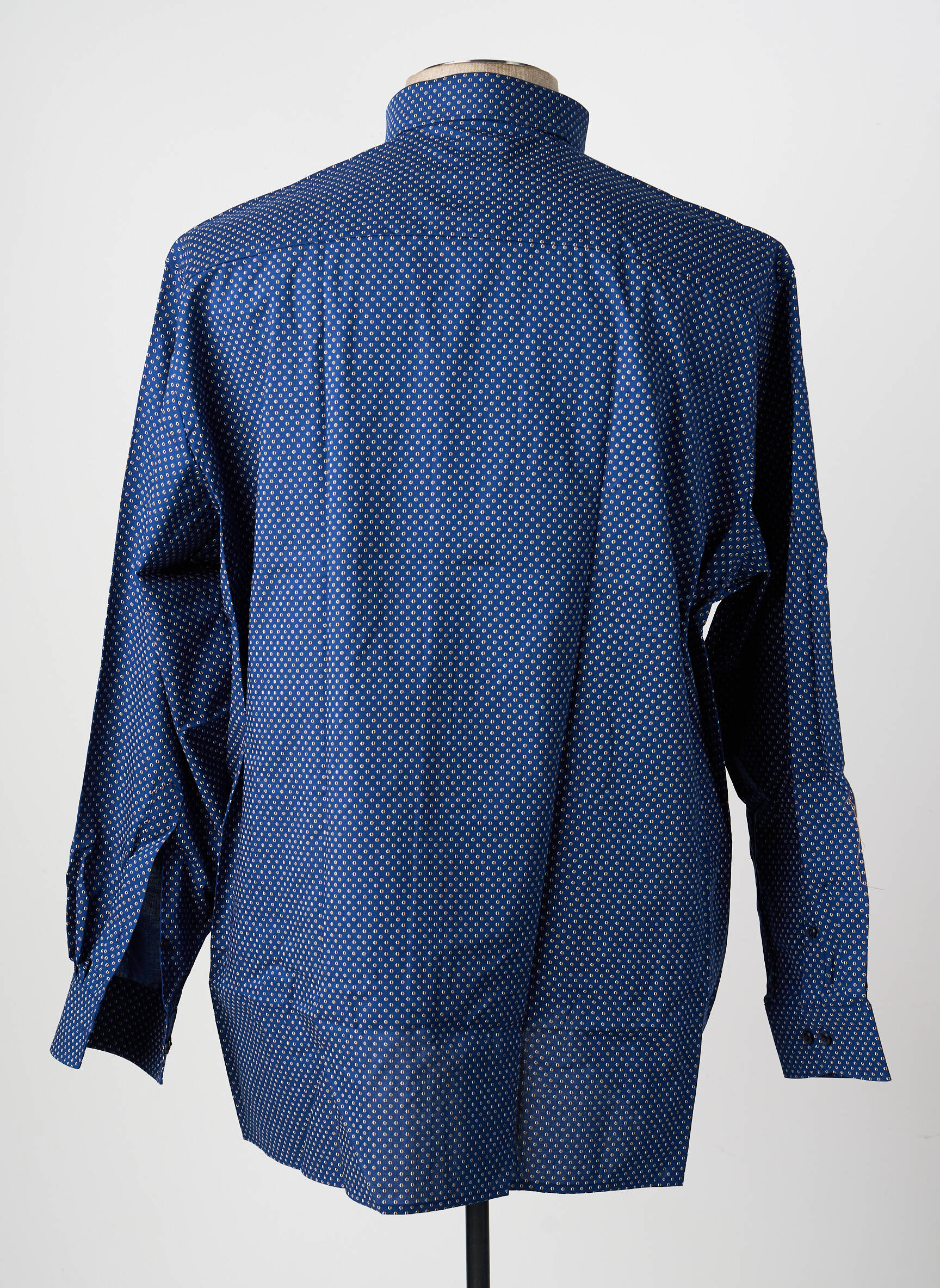 Chemise manches longues imprimé fantaisie bleu OLYMP homme