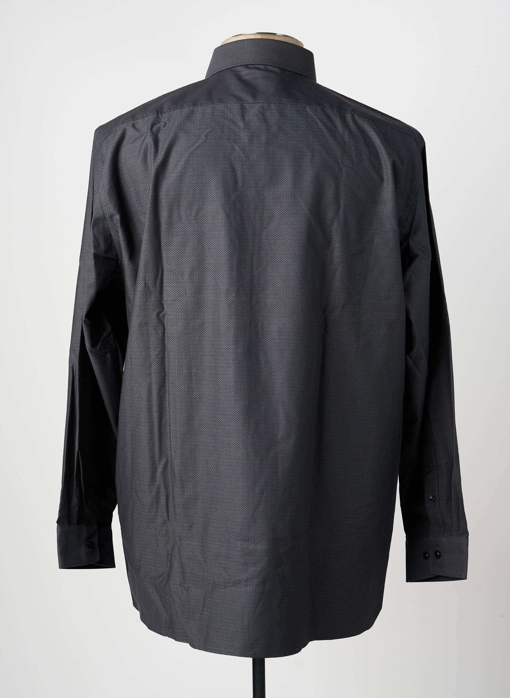 Chemise manches longues imprimé fantaisie gris OLYMP homme