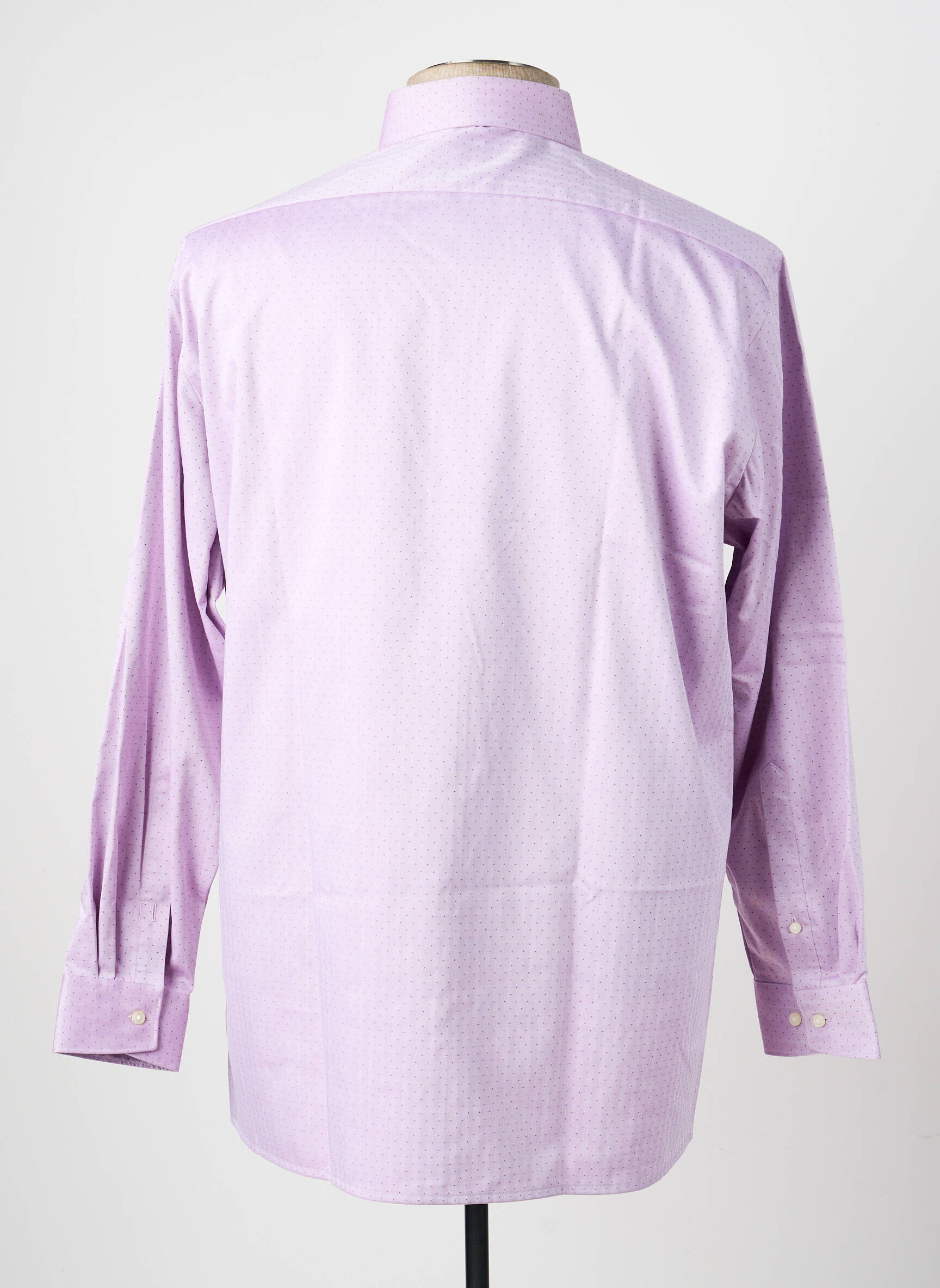 Chemise manches longues poches violet OLYMP homme