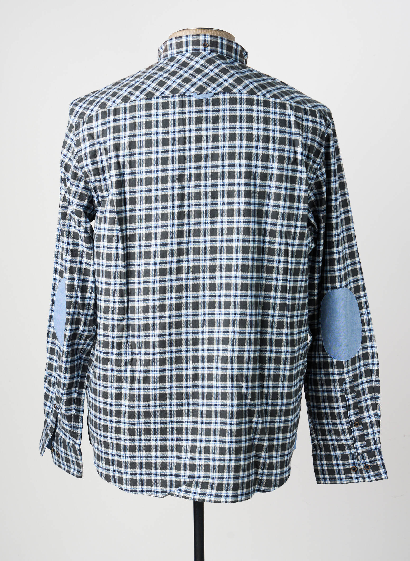 Chemise manches longues poches vert PETER COFOX homme