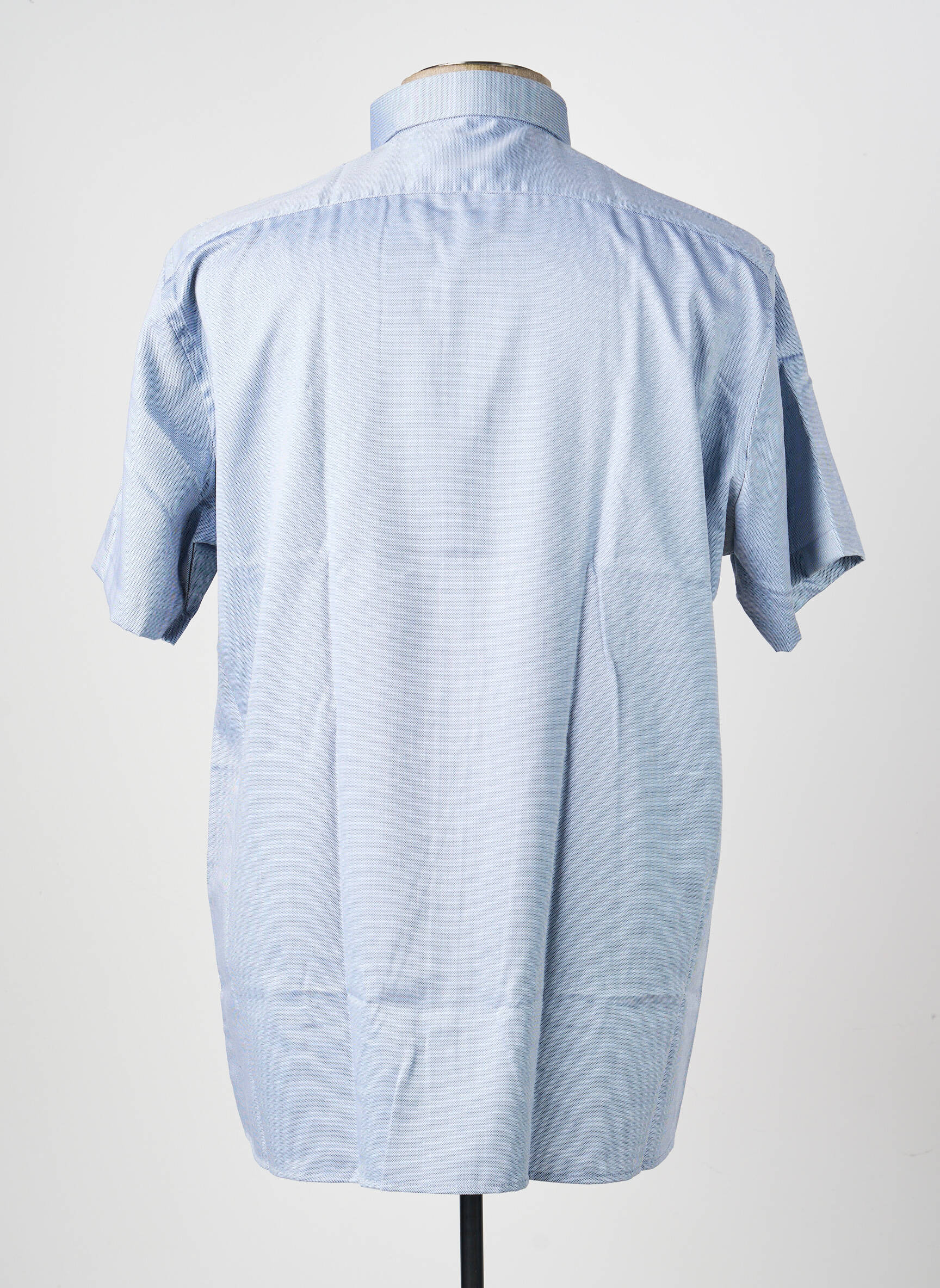 Chemise manches courtes poches gris OLYMP homme