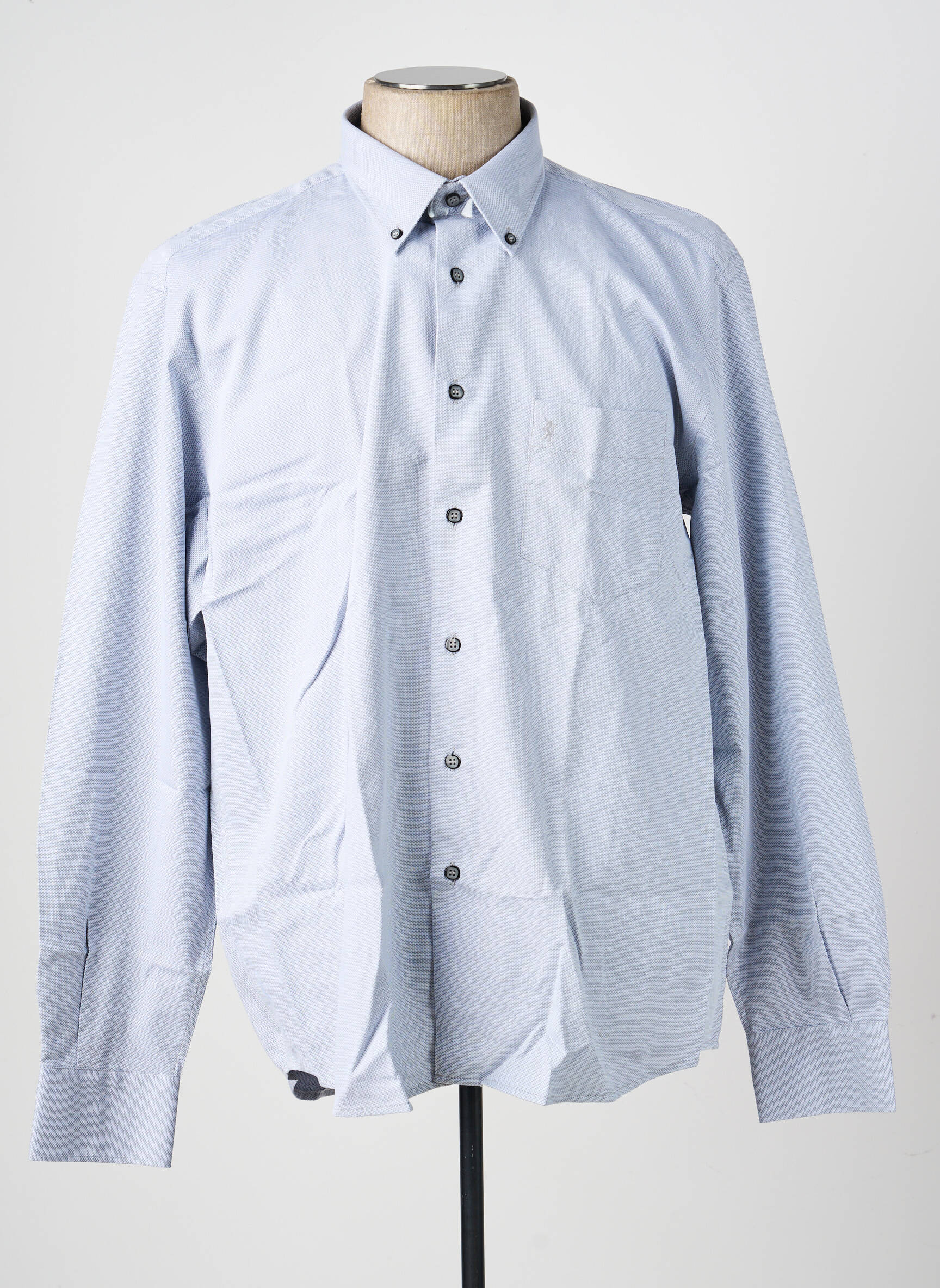 Chemise manches longues poches gris SEA BARRIER homme