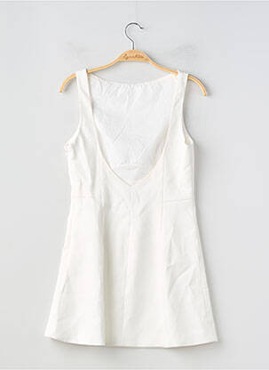Robe courte sans manche sans manche beige PEPPERMAYO femme