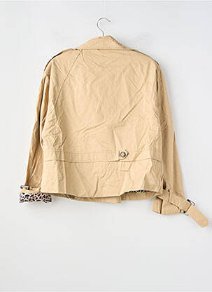 Trench tissage popeline sans capuche beige IN APRIL 1986 femme