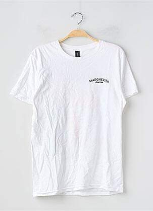 T-shirt coupe droite manches courtes blanc GILDAN femme