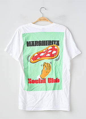 T-shirt coupe droite manches courtes blanc GILDAN femme