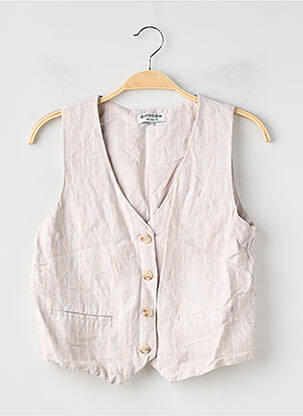 Gilet sans manche poches beige BONOBO femme