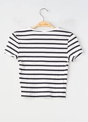 T-shirt stretch manches courtes noir DIVIDED H&M femme