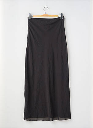 Jupe longue coupe fluide noir PEPPERMAYO femme