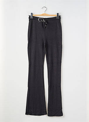 Pantalon flare stretch taille haute noir DIVIDED H&M femme