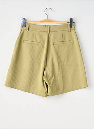 Short taille à pinces taille haute vert LOAVIES femme