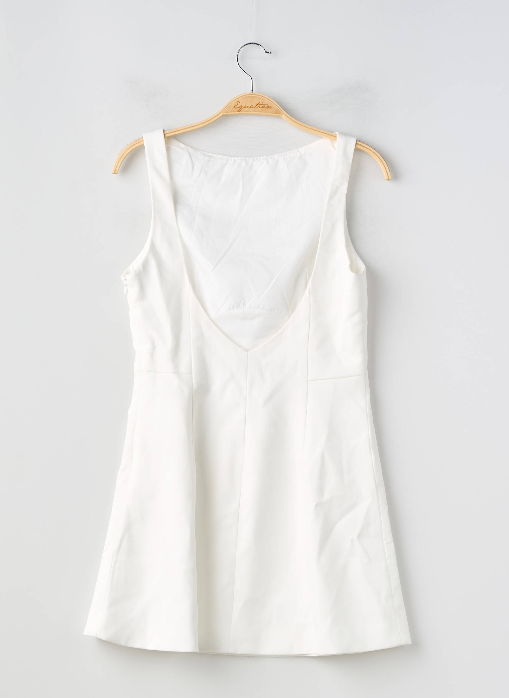 Robe courte sans manche sans manche beige PEPPERMAYO femme