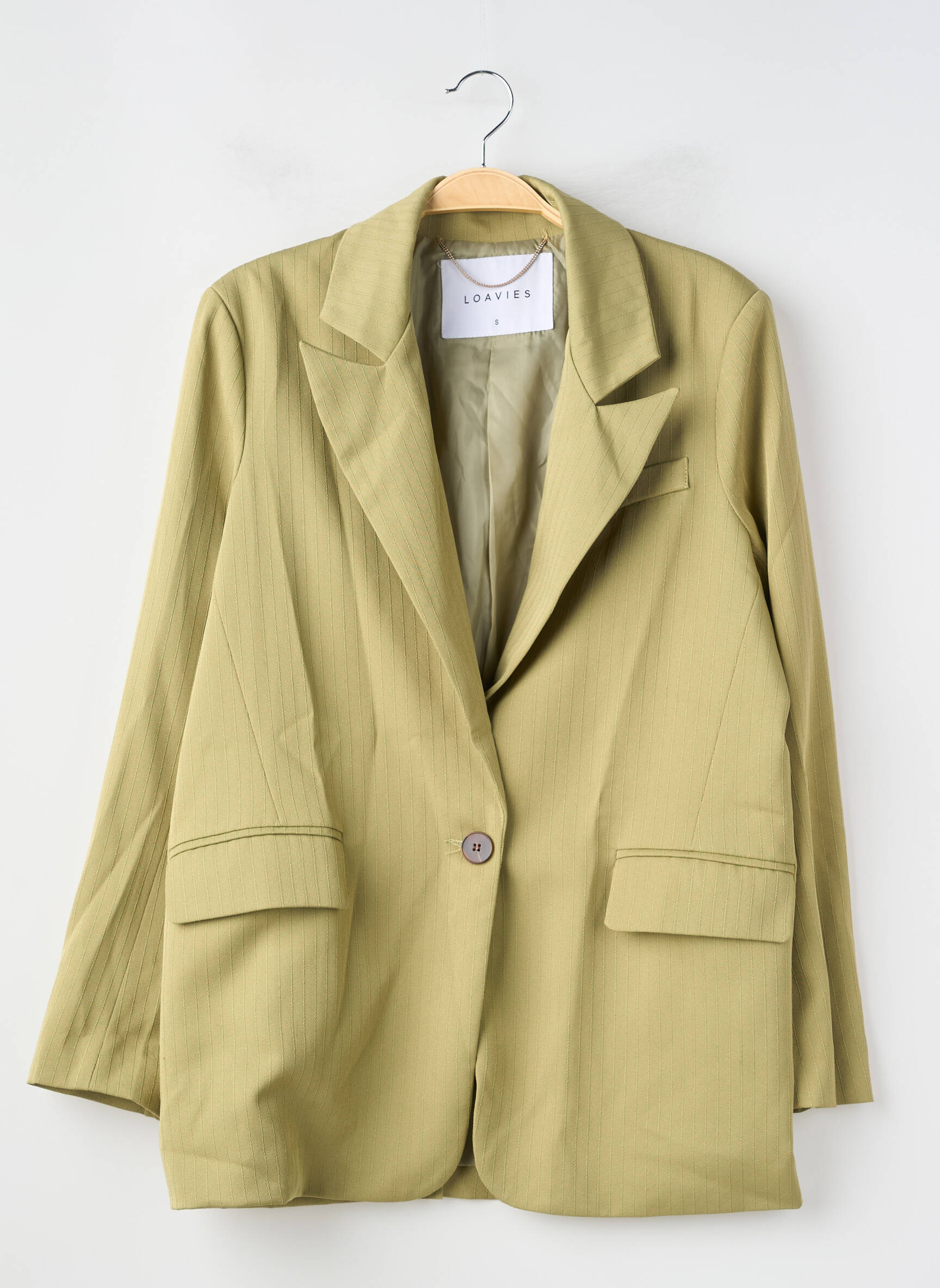 Blazer poches vert LOAVIES femme