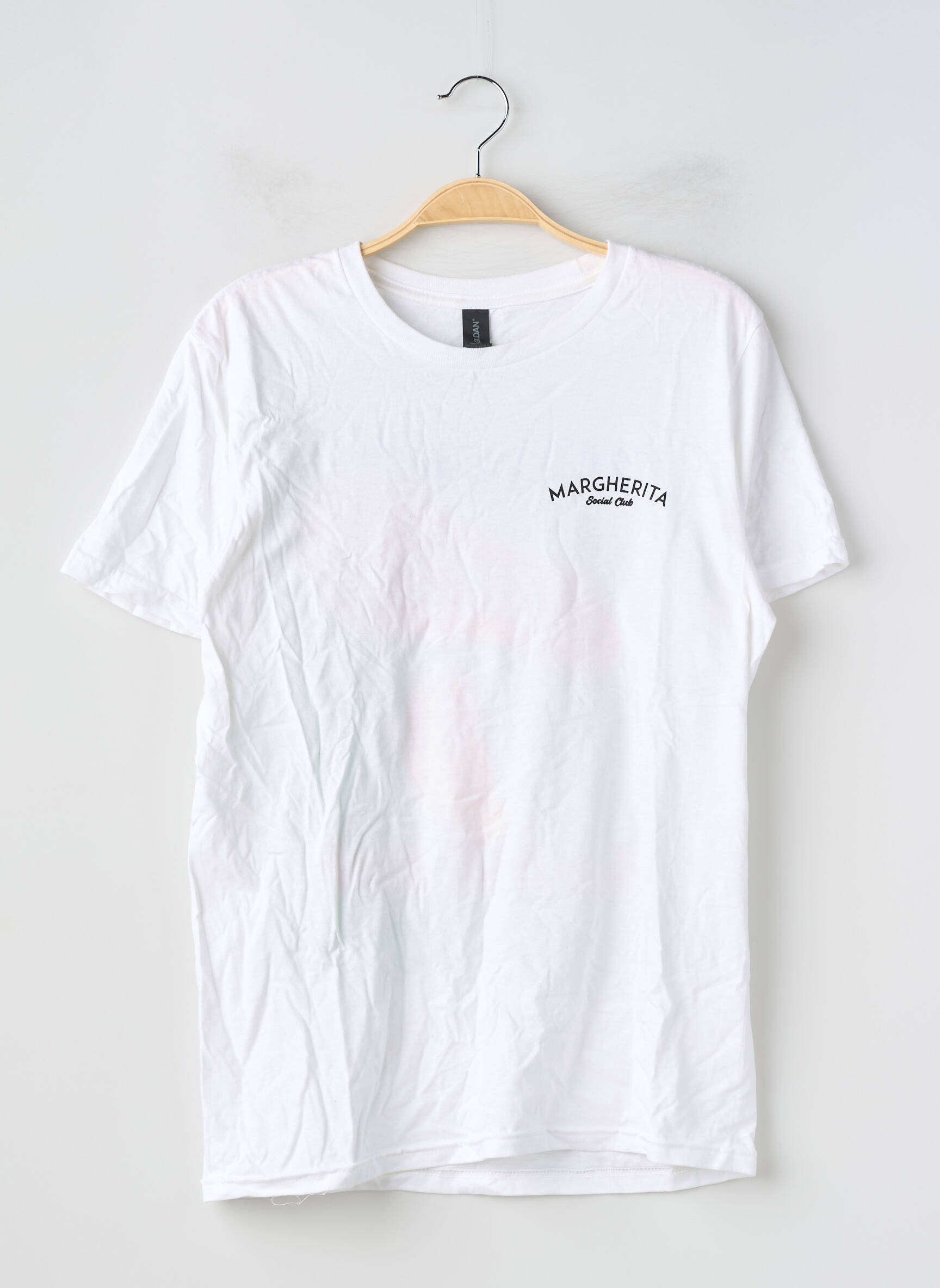 T-shirt coupe droite manches courtes blanc GILDAN femme