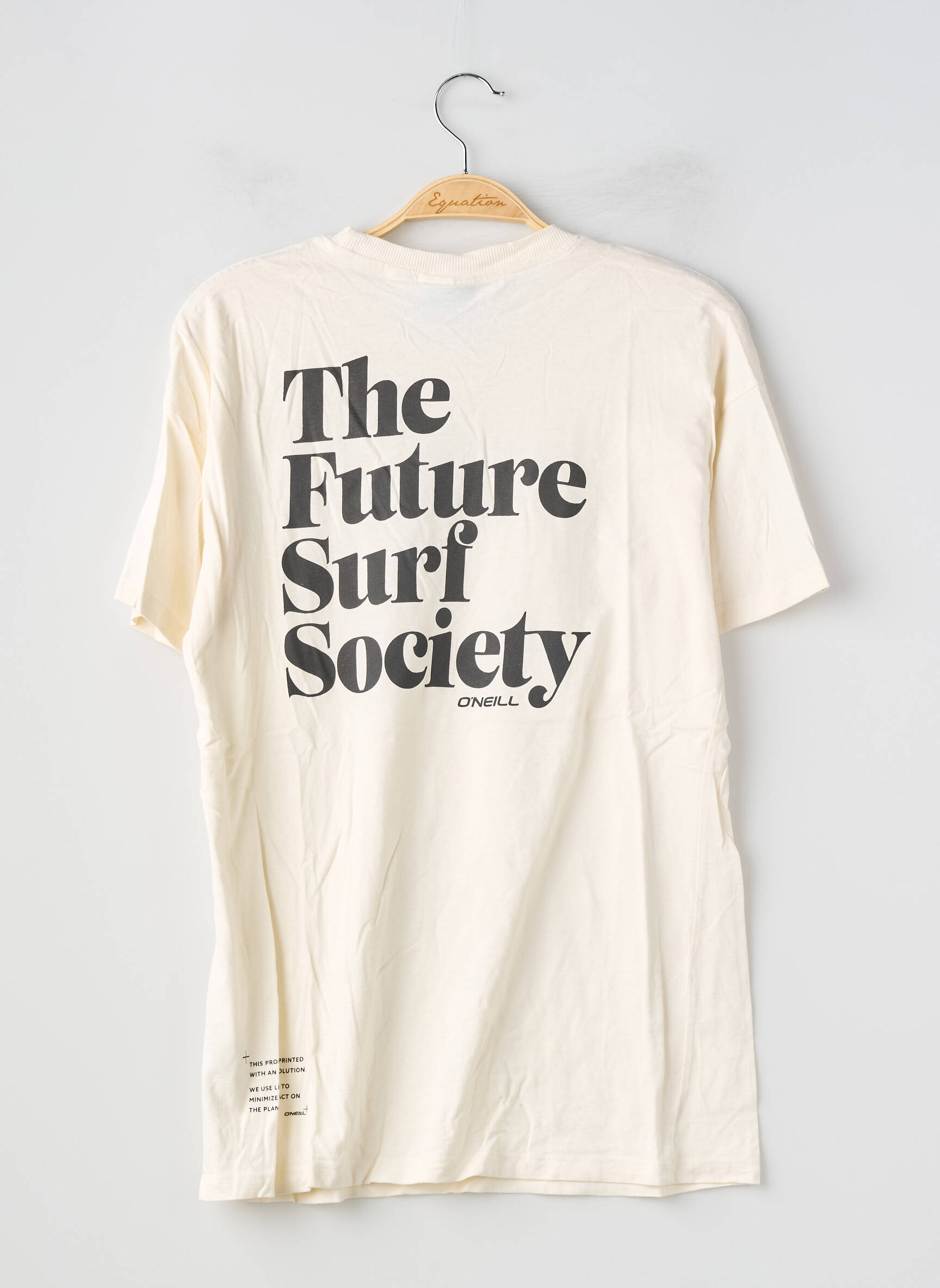 T-shirt coupe droite manches courtes beige O'NEILL femme