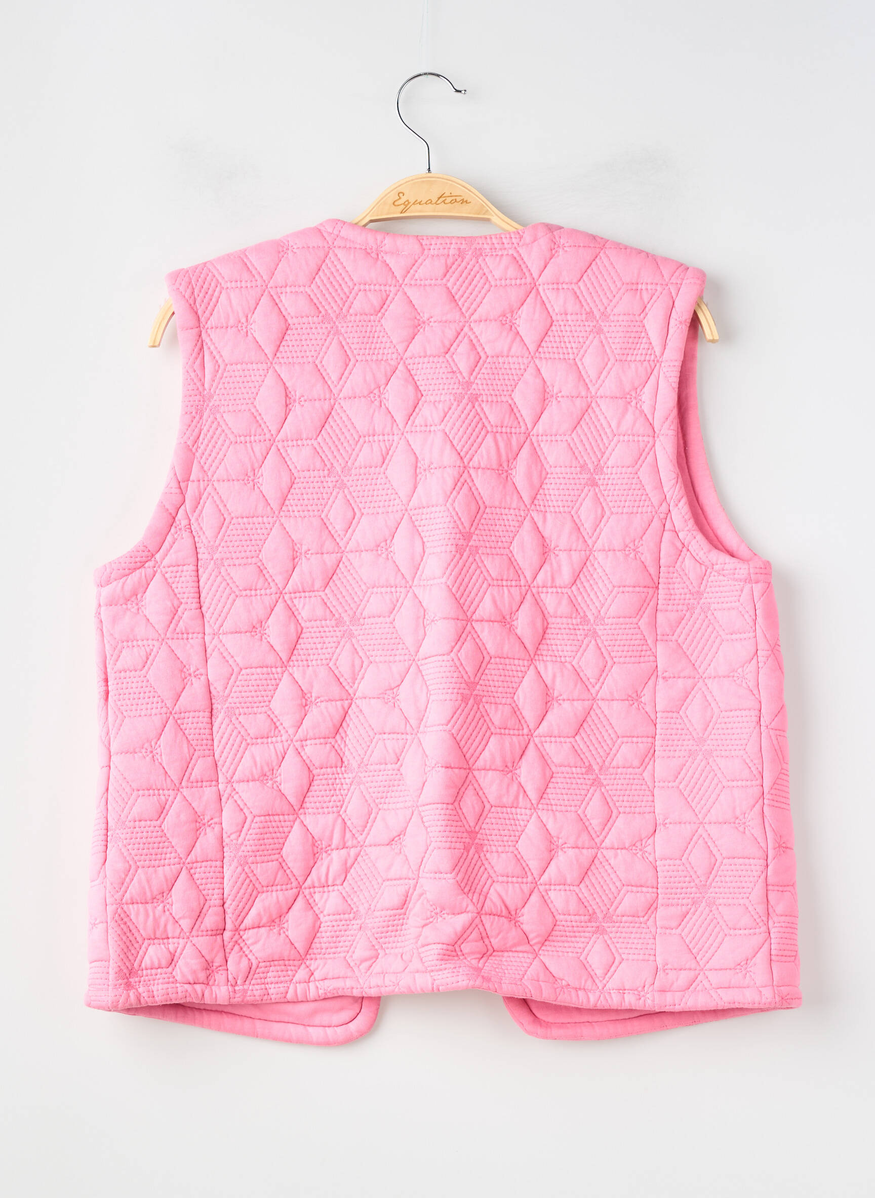 Gilet sans manche poches rose MAISON 123 femme