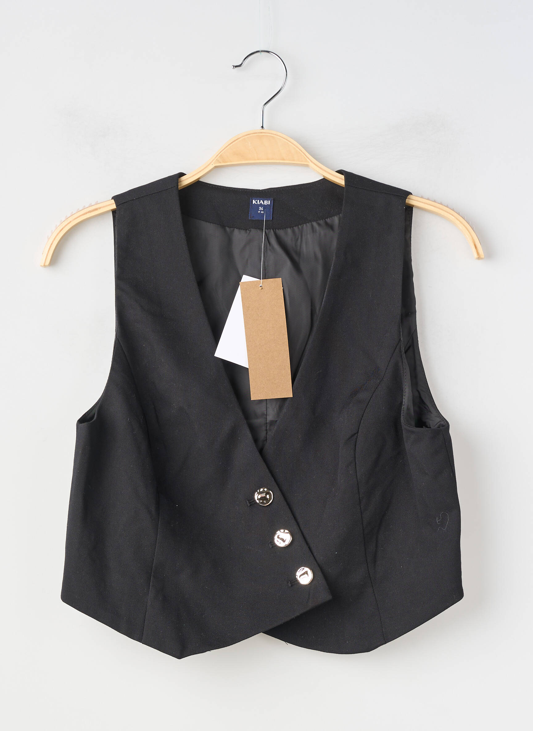 Gilet sans manche doublure noir KIABI femme