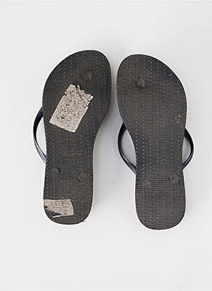 Tongs talon plat jusqu'à 3cm noir HAVAIANAS femme