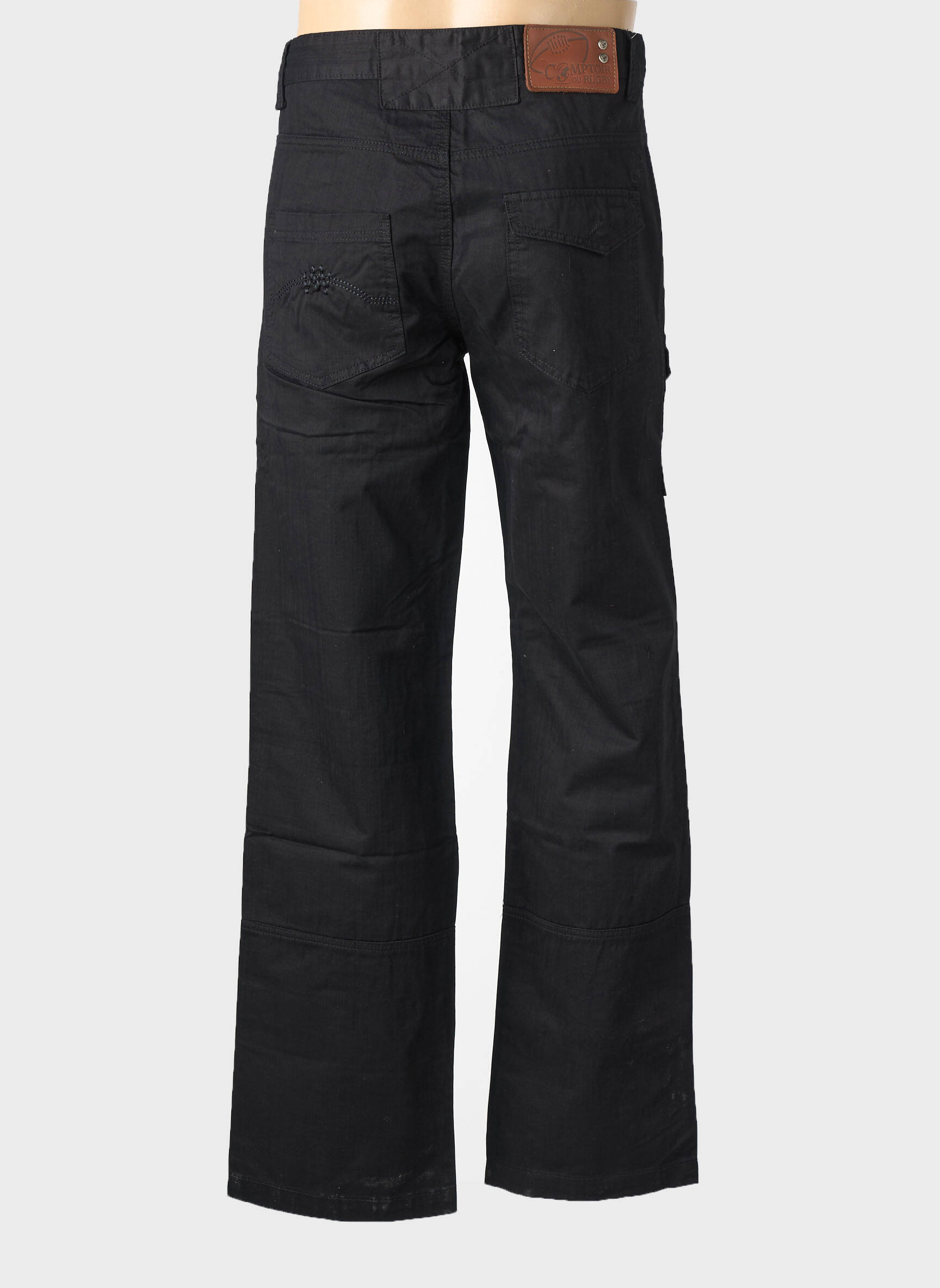 Pantalon droit taille normale taille normale noir COMPTOIR DU RUGBY homme