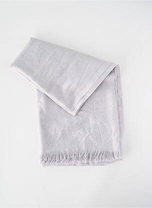 Foulard finition franges argent SANS MARQUE femme