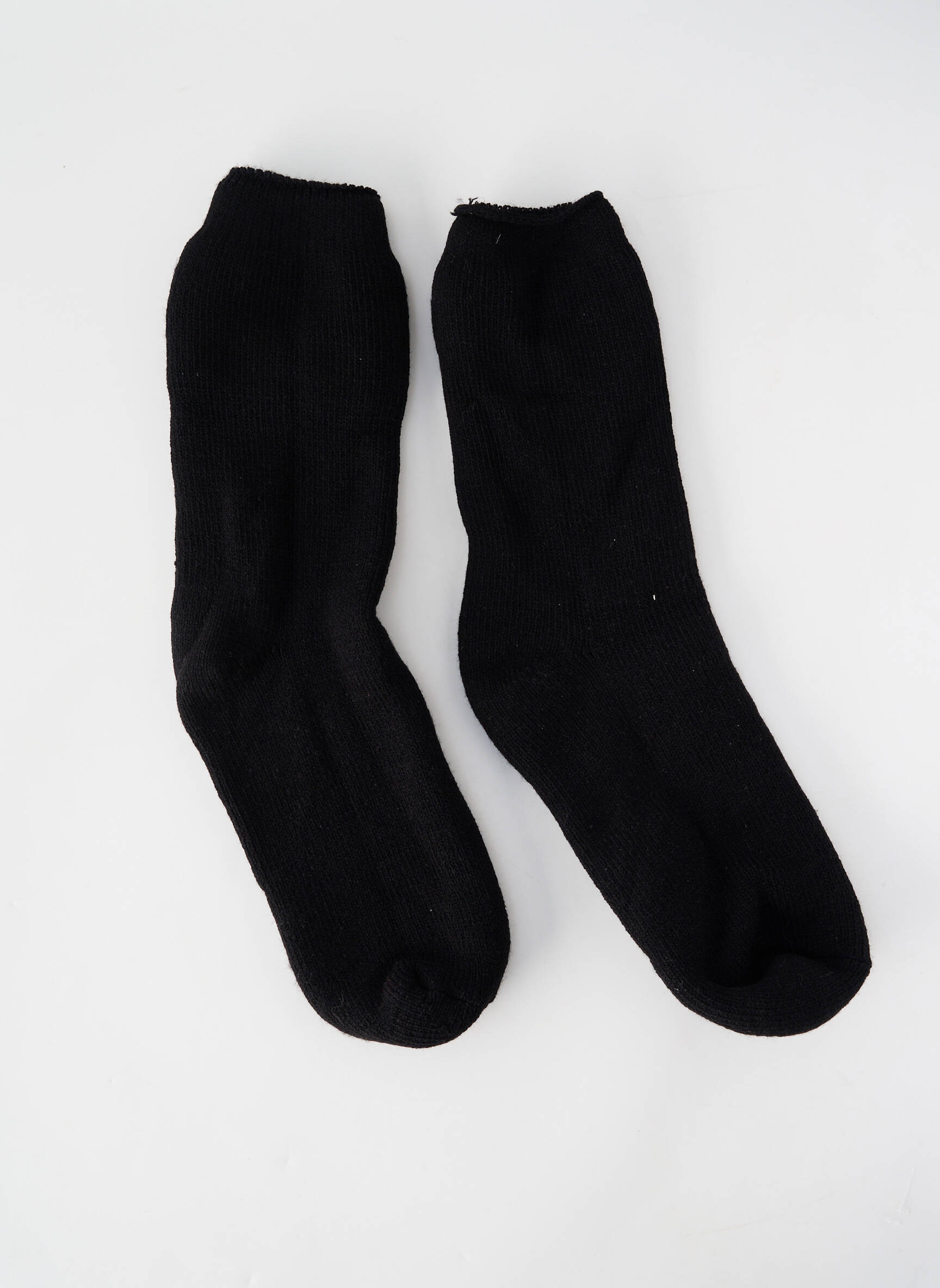 Chaussettes stretch noir SANS MARQUE homme