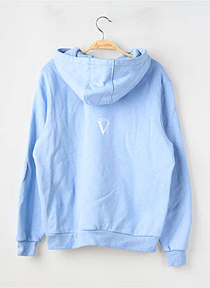 Sweat-shirt à capuche  manches longues bleu SANS MARQUE femme