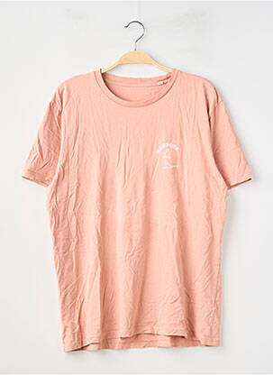 T-shirt coupe droite manches courtes rose SANS MARQUE femme
