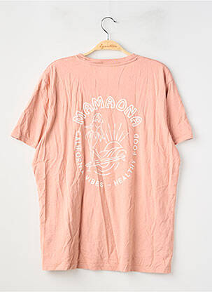 T-shirt coupe droite manches courtes rose SANS MARQUE femme