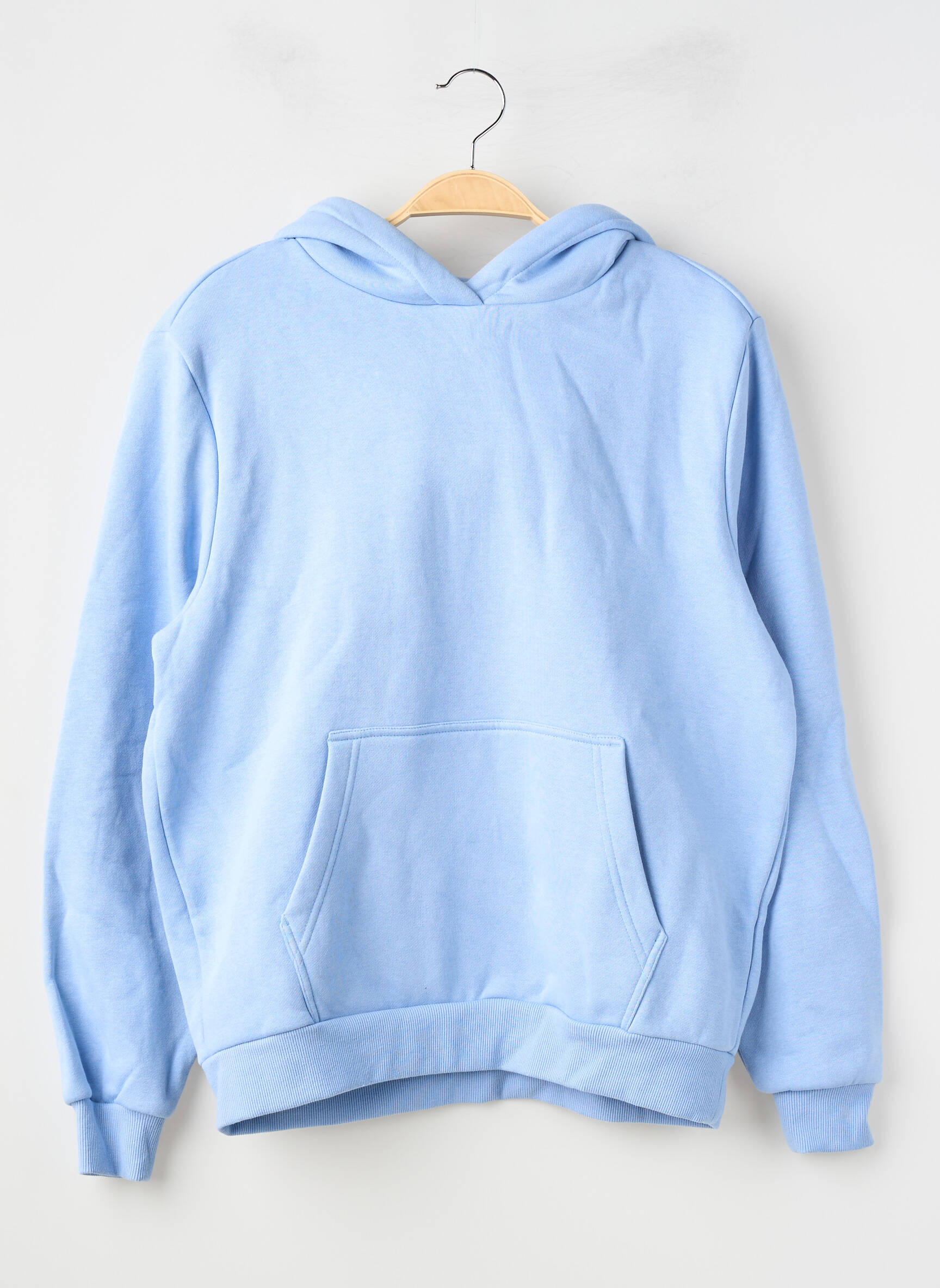 Sweat-shirt à capuche  manches longues bleu SANS MARQUE femme