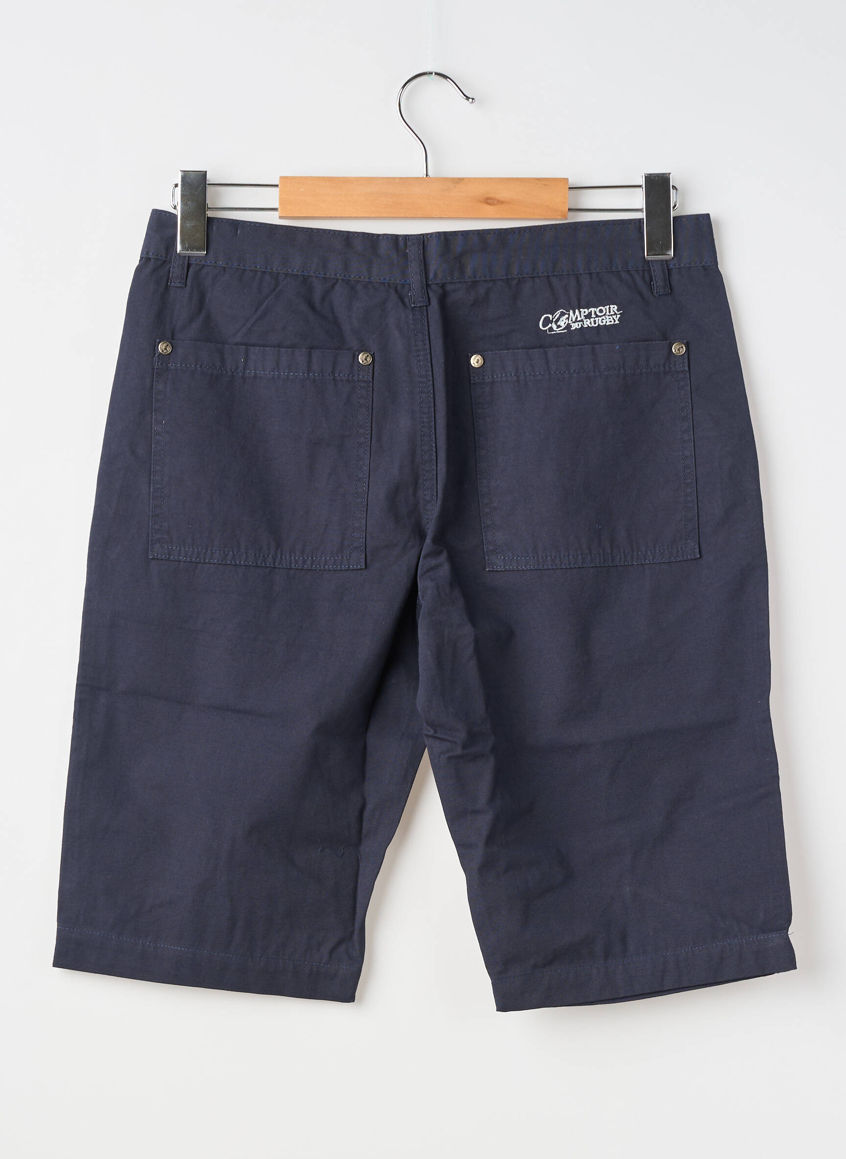 Bermuda coupe droite taille normale bleu COMPTOIR DU RUGBY homme