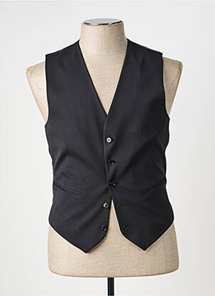 Gilet sans manche coupe cintrée noir SAINT HILAIRE homme